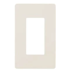 Faith Ivory 1 Gang Thermoplastic Decorator Screwless Wall Plate 120 Pk