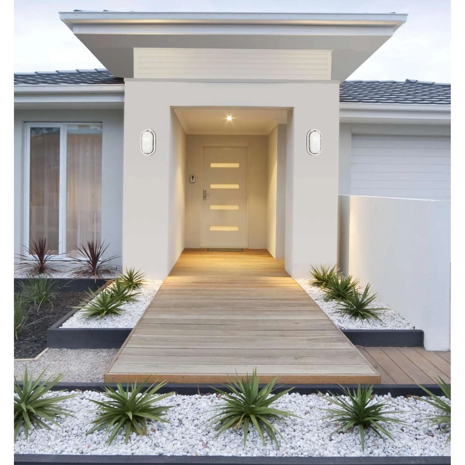 Westinghouse Matte White Switch Incandescent Light Fixture - Image 2