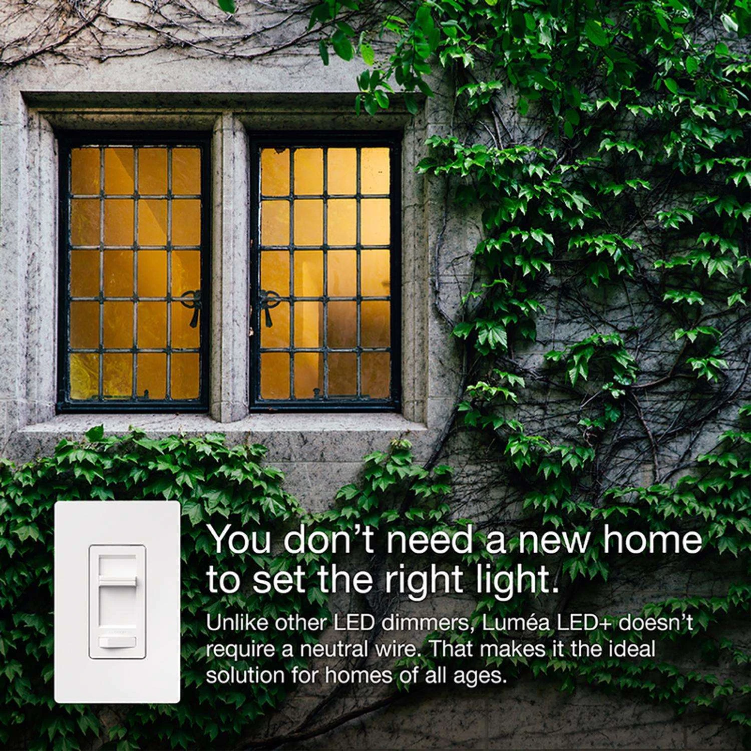 Lutron Almond 150W For CFL And LED / 600W For Incandescent And Halogen W 3-Way Dimmer Switch 1 Pk - Image 4