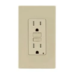 Leviton 15 Amps 125 V Ivory Outlet/Wallplate 5-15R 1 Pk