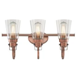 Westinghouse Ashton 3-Light Washed Copper Wall Sconce