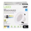 Feit LED Retrofits Gloss White 5 In. W Metal LED Retrofit Recessed Lighting 7.2 W