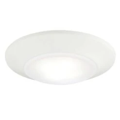 Westinghouse 1 In. H X 6 In. W X 6 In. L White Ceiling Light