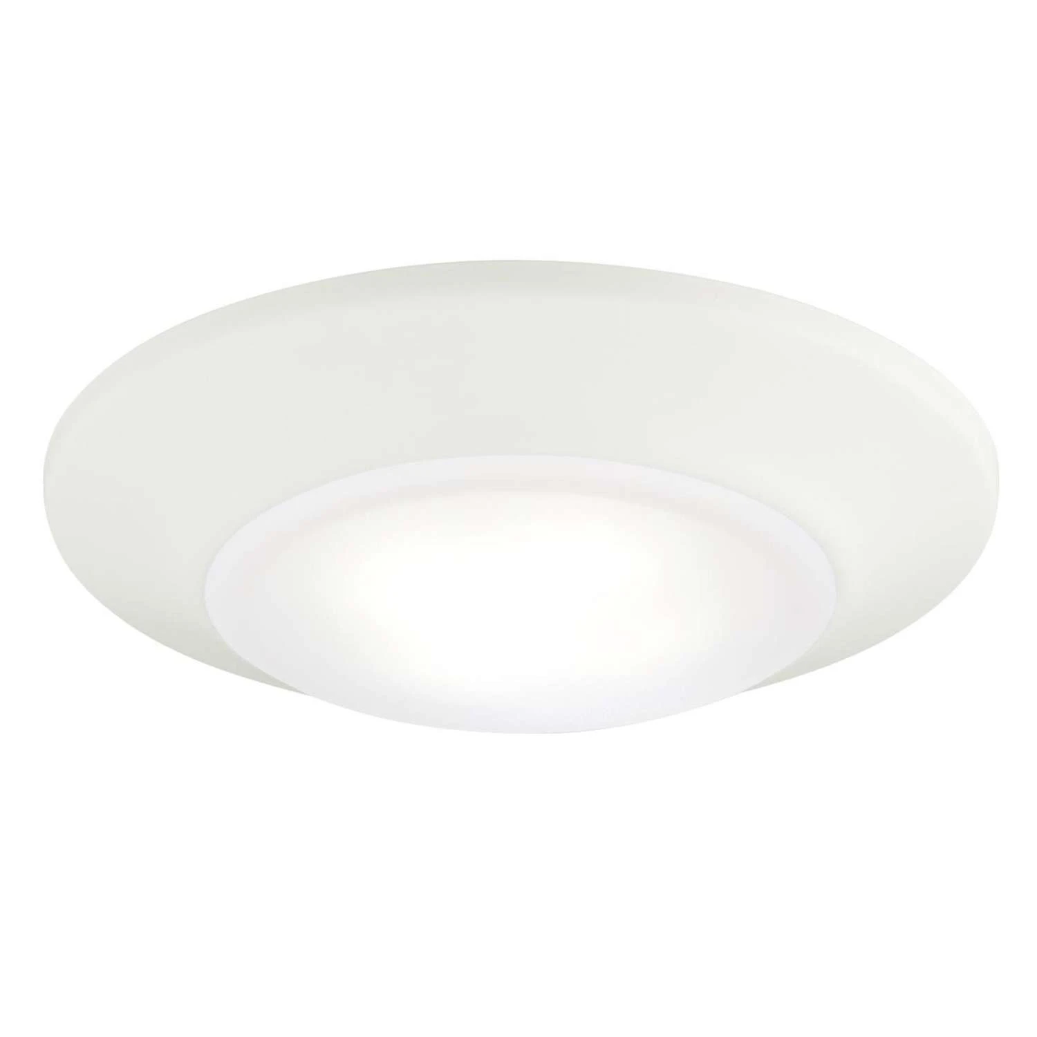 Westinghouse 1 In. H X 6 In. W X 6 In. L White Ceiling Light