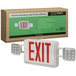 ETI Switch Hardwired LED White Emergency Light