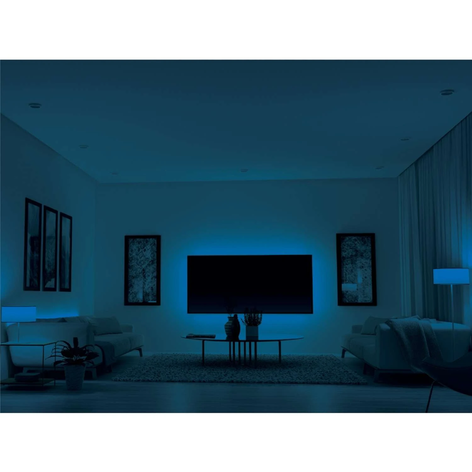 Monster Just Color It Up Illuminessence 6.5 Ft. L Multicolored Plug-In LED Strip Tape Light Kit 1 Pk - Image 5