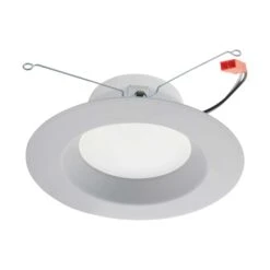 Satco Starfish White 5-6 In. W Metal LED Smart-Enabled Retrofit Recessed Lighting 10 W