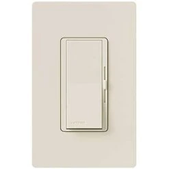 Lutron Diva Light Almond 600 W 3-Way Dimmer Switch 1 Pk