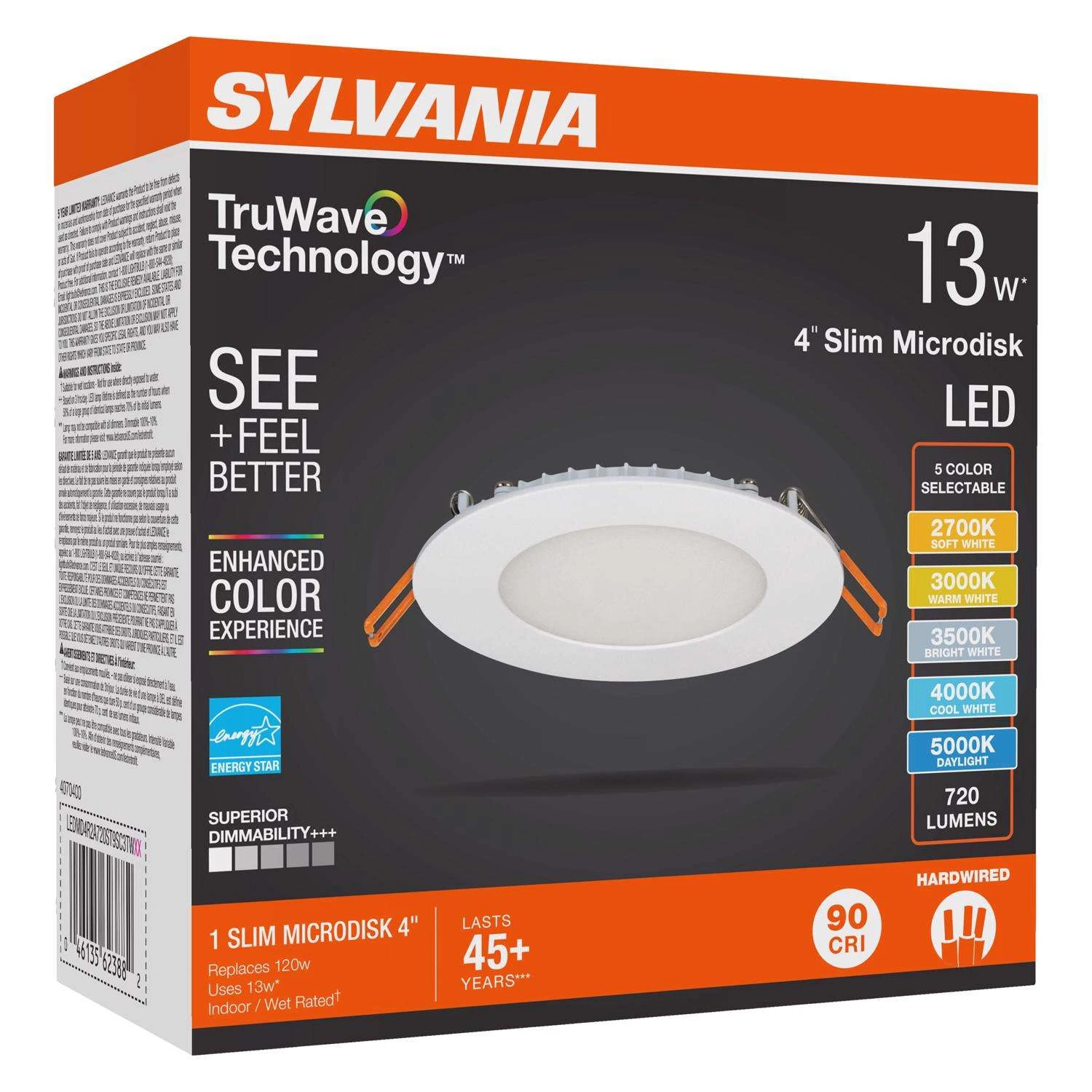 Sylvania TruWave White LED Canless Recessed Downlight 13 W - Image 3