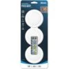 Westek White Battery Powered LED Puck Light 3 Pk