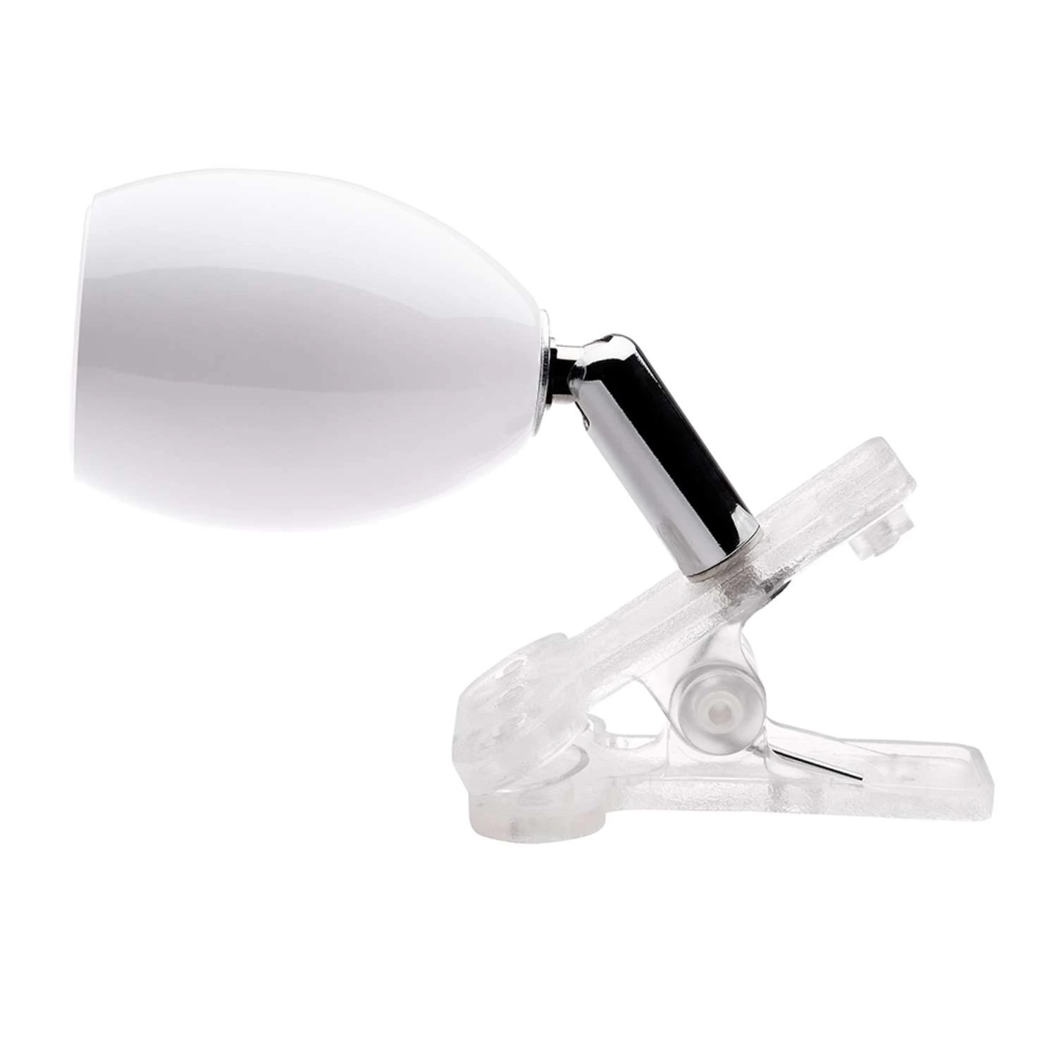 Newhouse Lighting Joe 4 In. White Mini Clip-On Lamp - Image 3