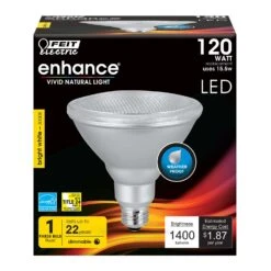 Feit Enhance PAR38 E26 (Medium) LED Bulb Bright White 120 Watt Equivalence 1 Pk