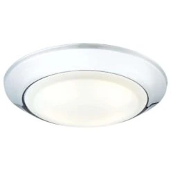 Westinghouse Chrome Metallic 5.5 In. W Steel LED Canless Recessed Downlight 15 W