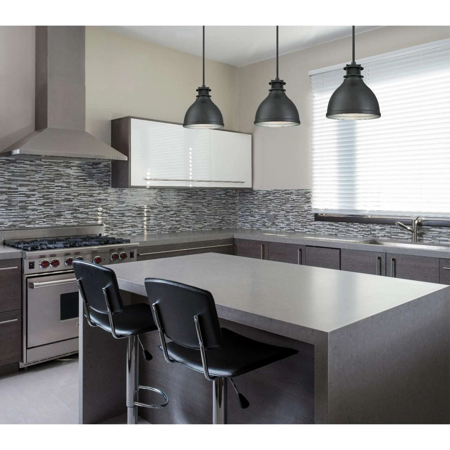 Westinghouse Kilian Matte Brushed Gun Metal 1 Lights Pendant Light - Image 2