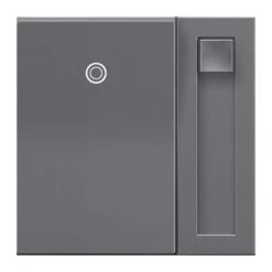 Legrand Adorne Gray 450 W Paddle Dimmer Switch 1 Pk