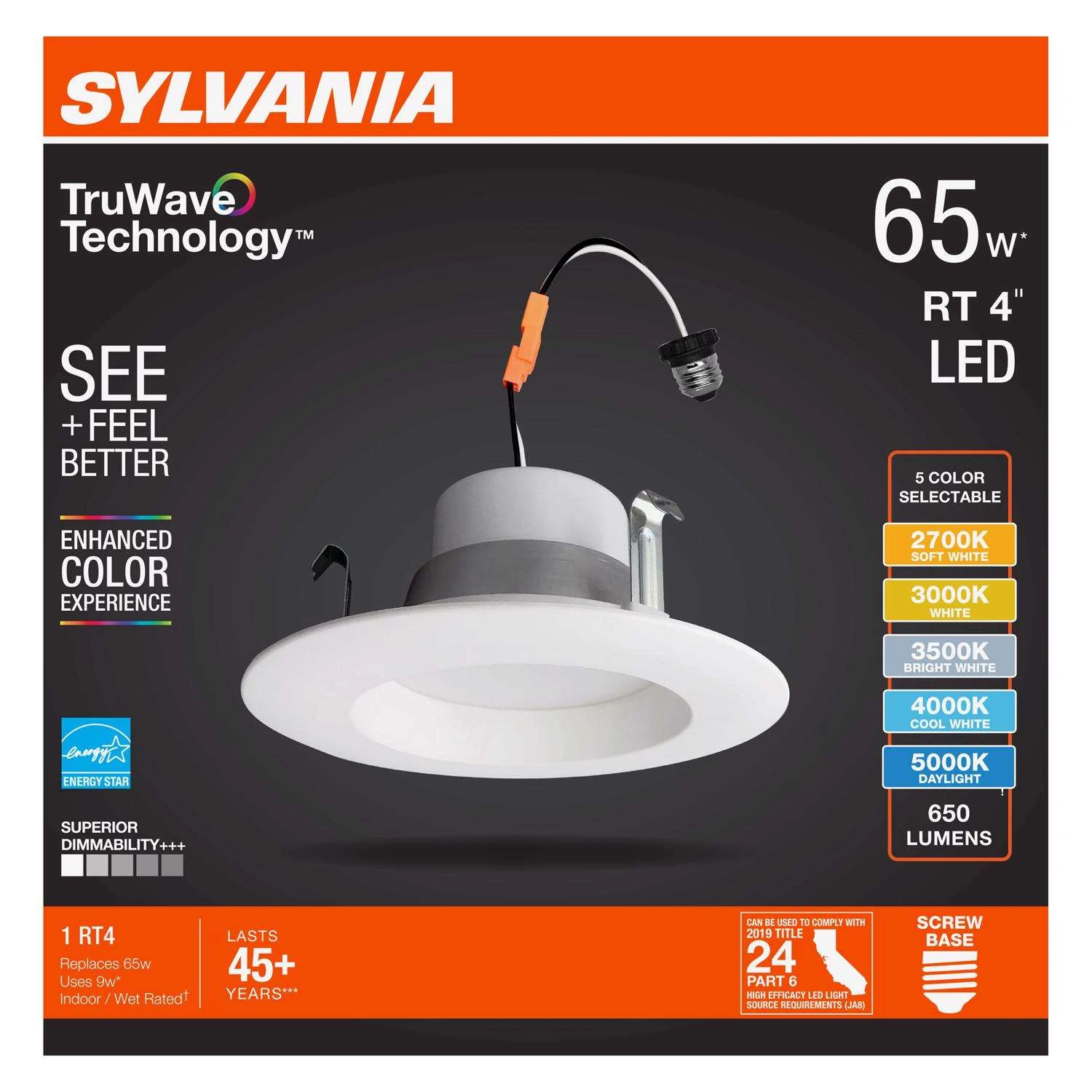 Sylvania TruWave White LED Retrofit Recessed Lighting 65 W - Image 5
