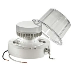 Leviton Plastic LED GU24 Ceiling Keyless Lampholder With Chain 1 Pk