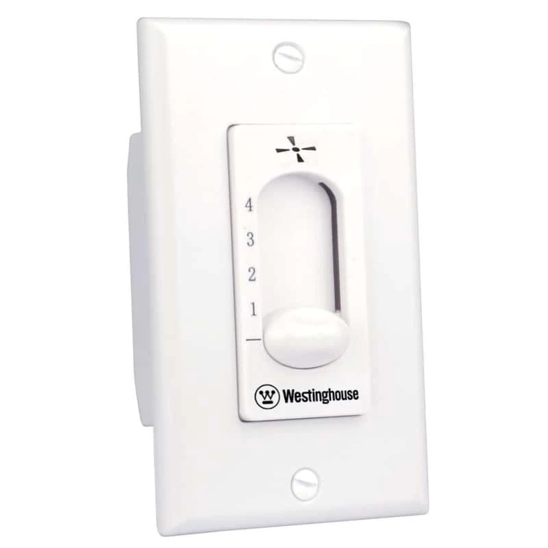 Westinghouse 1.25 Amps Slide Fan Control White 1 Pk