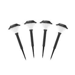 Living Accents Black/White Low Voltage 6 W LED Pathway Light 4 Pk