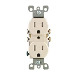 Leviton 15 Amps 125 V Duplex Light Almond Outlet 5-15R 10 Pk