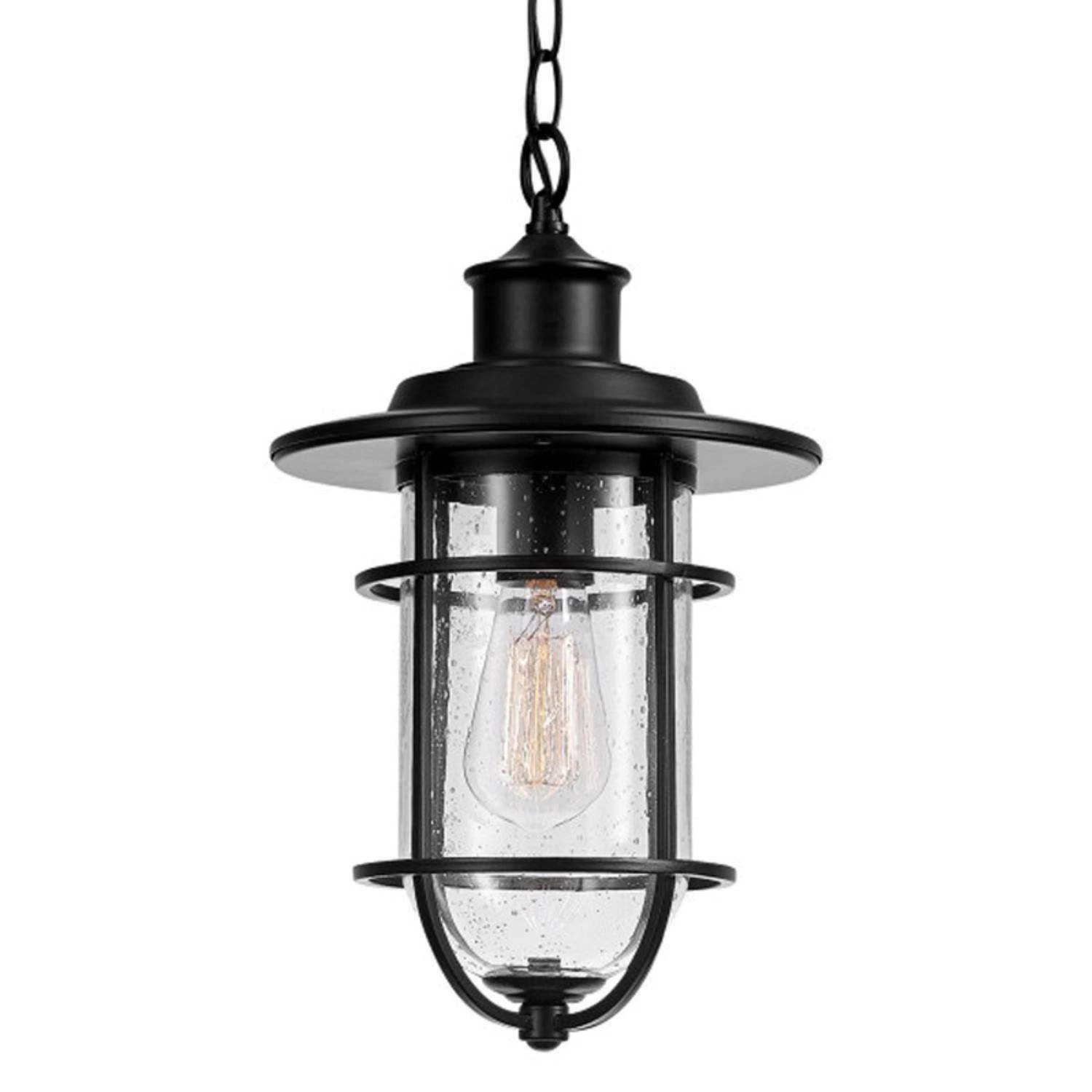 Globe Electric Turner Matte Black 1 Lights Pendant Light - Image 2