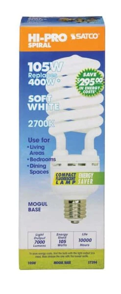 Satco HI-PRO 105 W T5 4.31 In. D X 11.25 In. L CFL Bulb Soft White Specialty 2700 K 1 Pk
