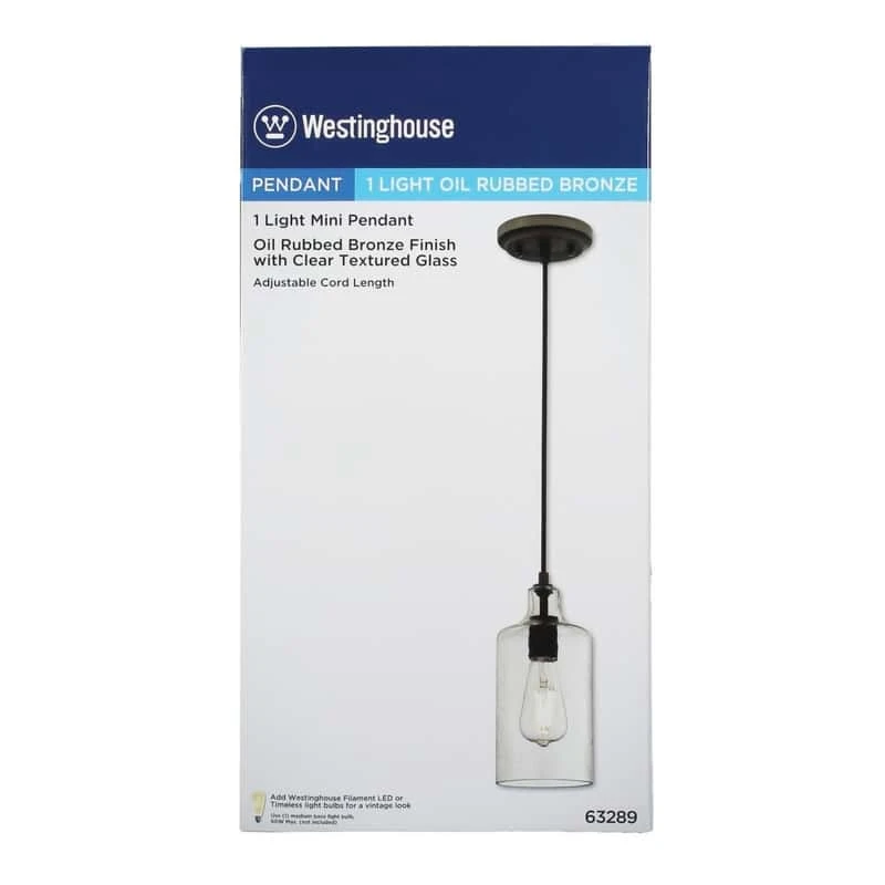Westinghouse Carmen Oil Rubbed Bronze 1 Lights Mini Pendant Light - Image 2