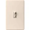 Lutron Toggler Light Almond 600 W Toggle Dimmer Switch 1 Pk