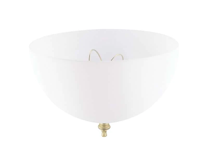 Westinghouse Dome White Acrylic Lamp Shade 1 Pk
