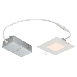 Westinghouse White 4 In. W LED Canless Recessed Downlight 10 W