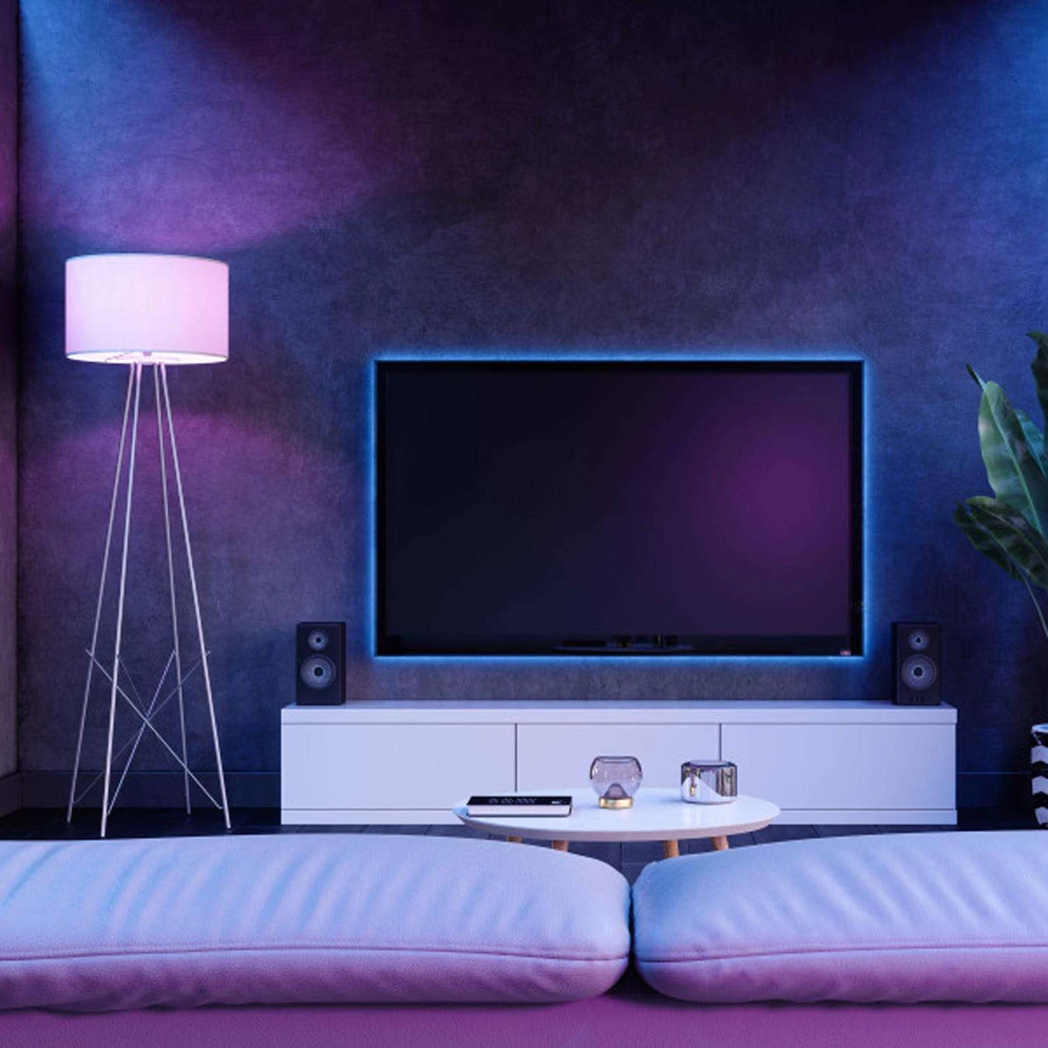 Feit LED 32 Ft. L Color Changing Plug-In LED Tape Light 1 Pk - Image 3