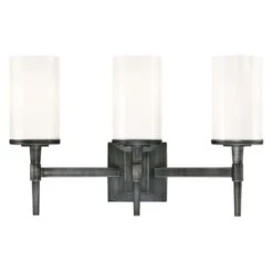 Westinghouse 3 Matte Black Wall Sconce