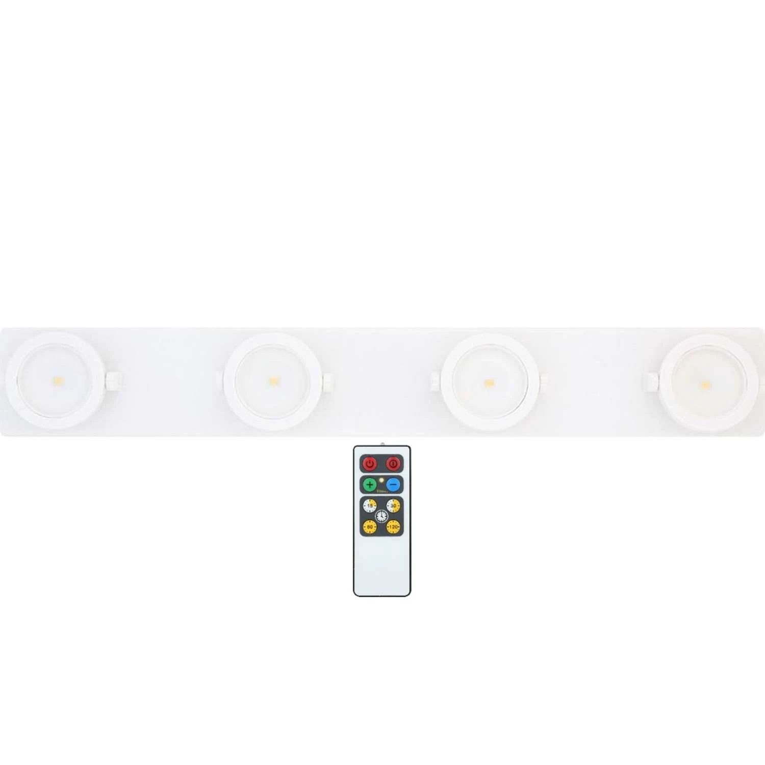 Rite Lite 15.75 In. L White Battery Powered LED Smart-Enabled Strip Light 70 Lm