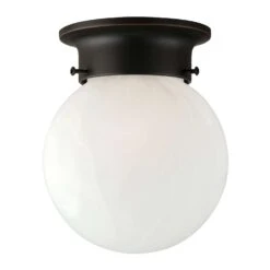 Design House Millbridge 6.75 In. H X 6 In. W X 6 In. L Ceiling Fixture