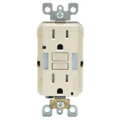 Leviton 20 Amps 125 V Duplex Light Almond GFCI Outlet 5-20R 1 Pk