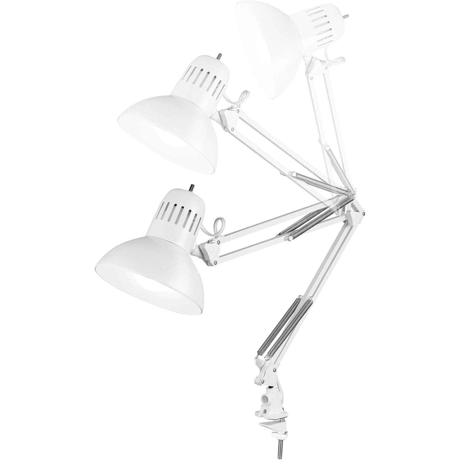 Globe Electric Architect 31.5 In. Gloss White Swing Arm Lamp - Image 4