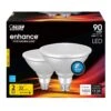 Feit Enhance PAR38 E26 (Medium) LED Bulb Bright White 90 Watt Equivalence 2 Pk