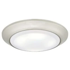 Westinghouse Brushed Nickel Metallic 5.5 In. W Steel LED Canless Recessed Downlight 15 W
