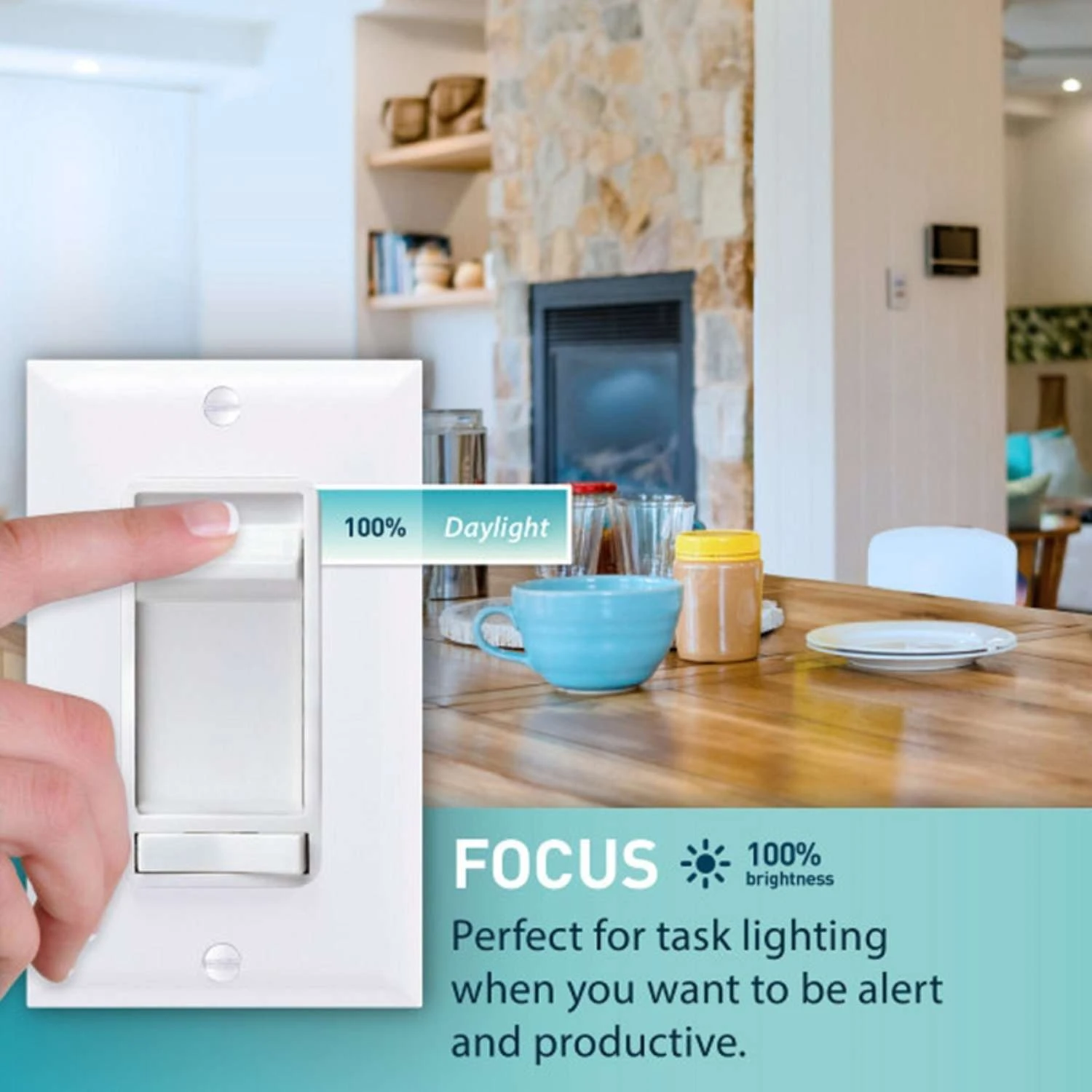 Globe Electric DuoBright 3.1 In. H X 11 In. W X 11 In. L White LED Ceiling Light Fixture - Image 4