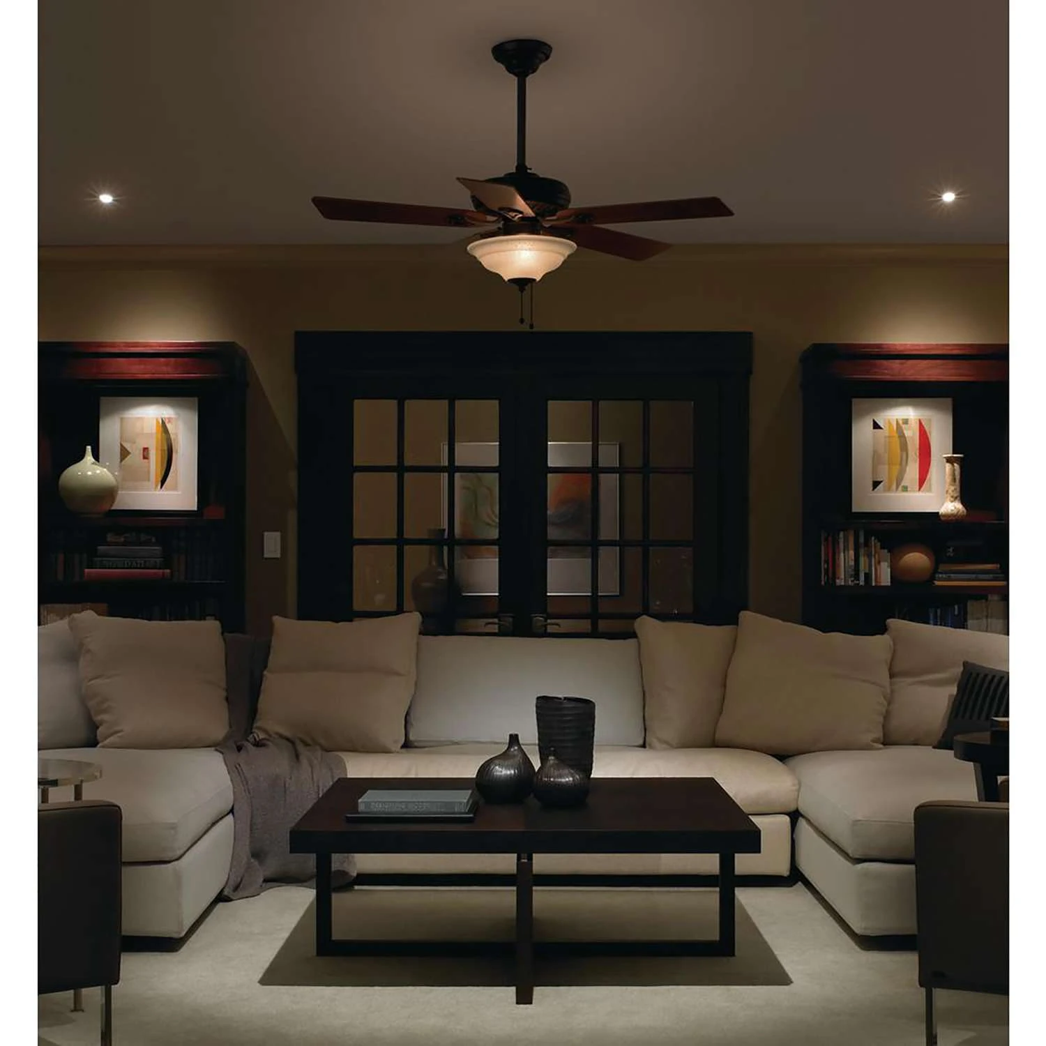 Lutron Maestro White 250 W Fan/LED Dimmer Switch 1 Pk - Image 4