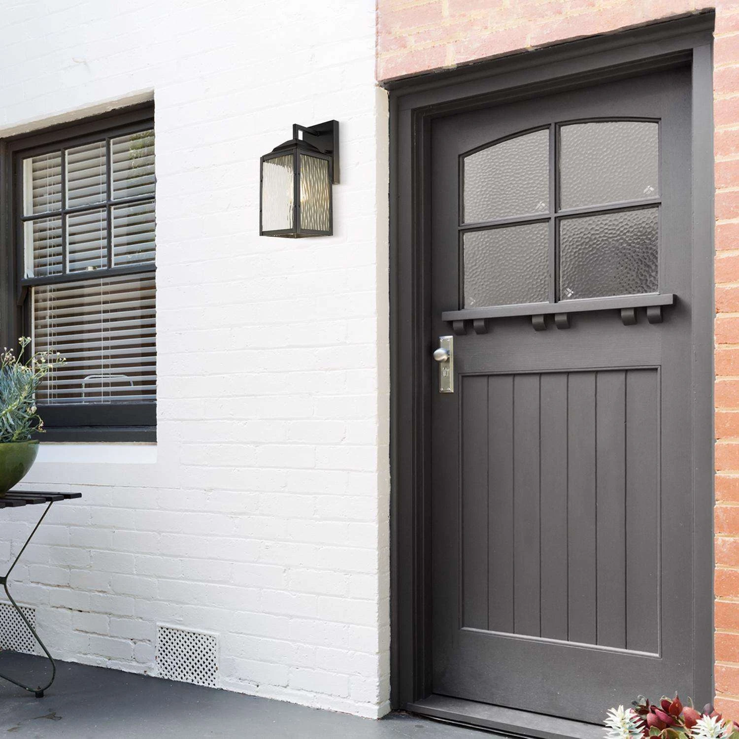 Globe Electric Miller 1-Light Black Downlight Wall Sconce - Image 4