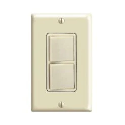 Leviton Decora 15 Amps Single Pole Rocker Switch Ivory 1 Pk