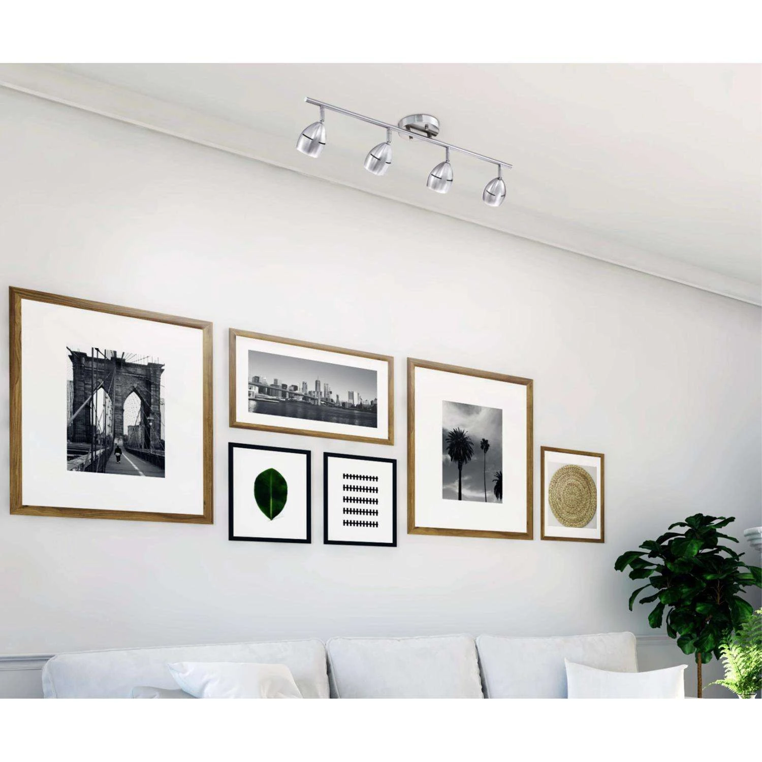 Westinghouse Borgata Brushed Nickel Silver 4 Lights Pendant Light - Image 7