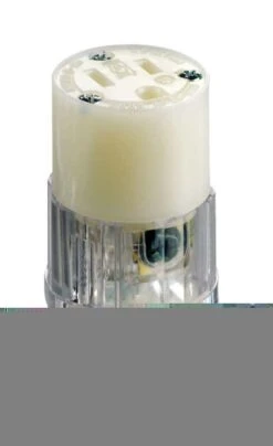 Leviton Industrial Nylon Grounding Connector Non-NEMA 2 Pole 3 Wire