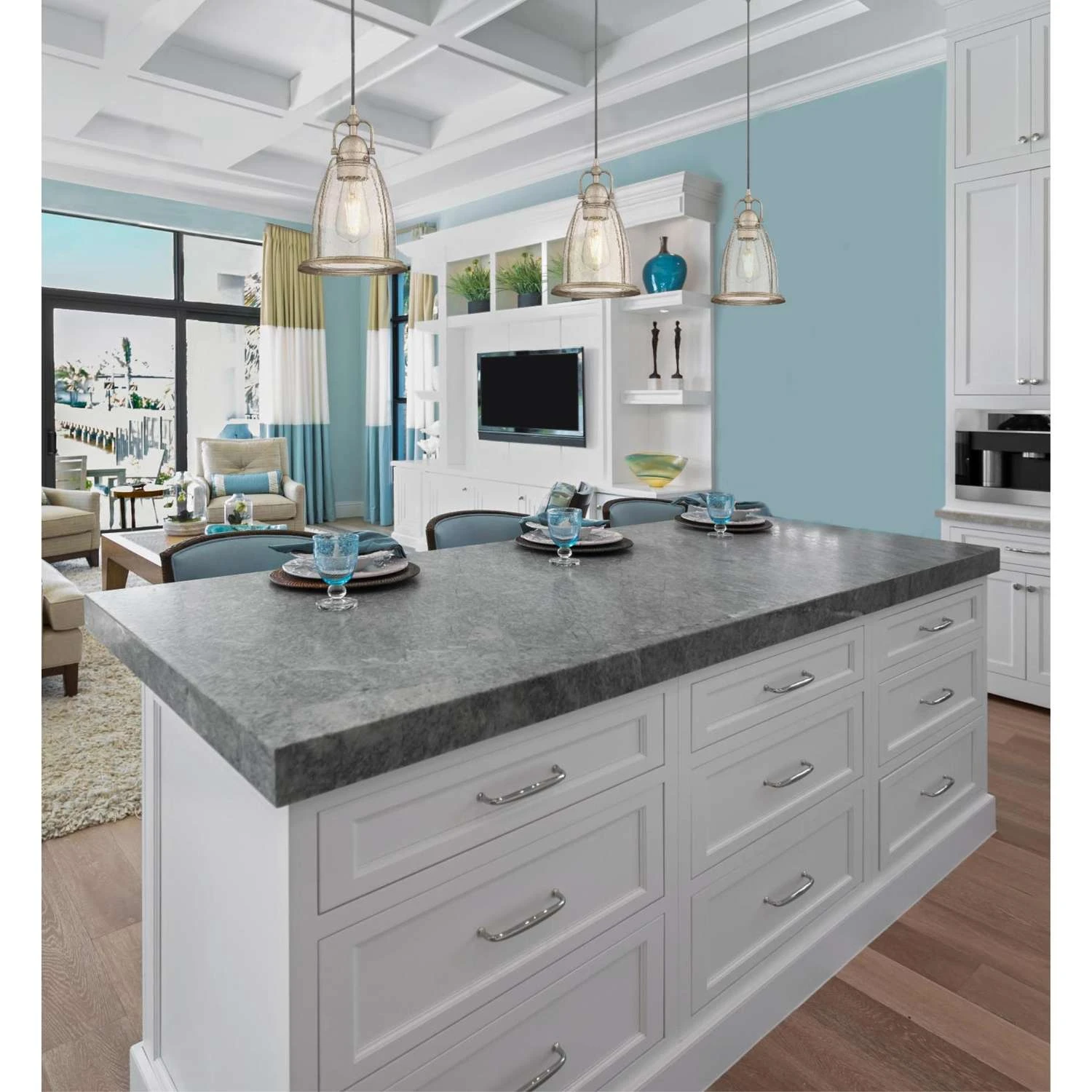 Westinghouse North Shore Weathered Metallic 1 Lights Mini Pendant Light - Image 2