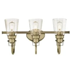 Westinghouse 3 Polished Brass Bronze Wall Sconce W/Remote