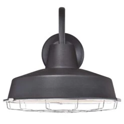 Westinghouse Academy 1-Light Textured Black Wall Sconce