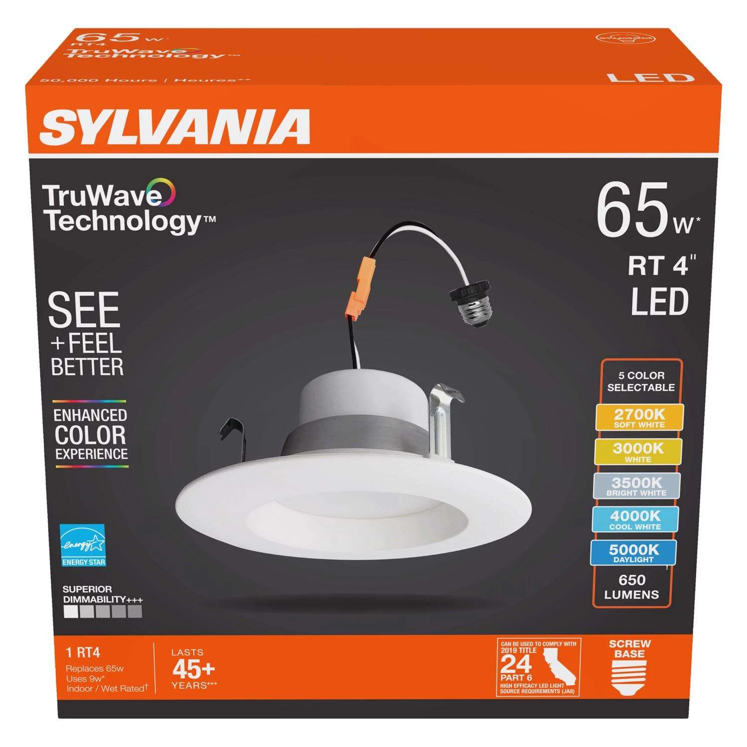 Sylvania TruWave White LED Retrofit Recessed Lighting 65 W - Image 3