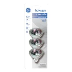 GE Edison 20 W MR16 Spotlight Halogen Bulb 290 Lm White 3 Pk
