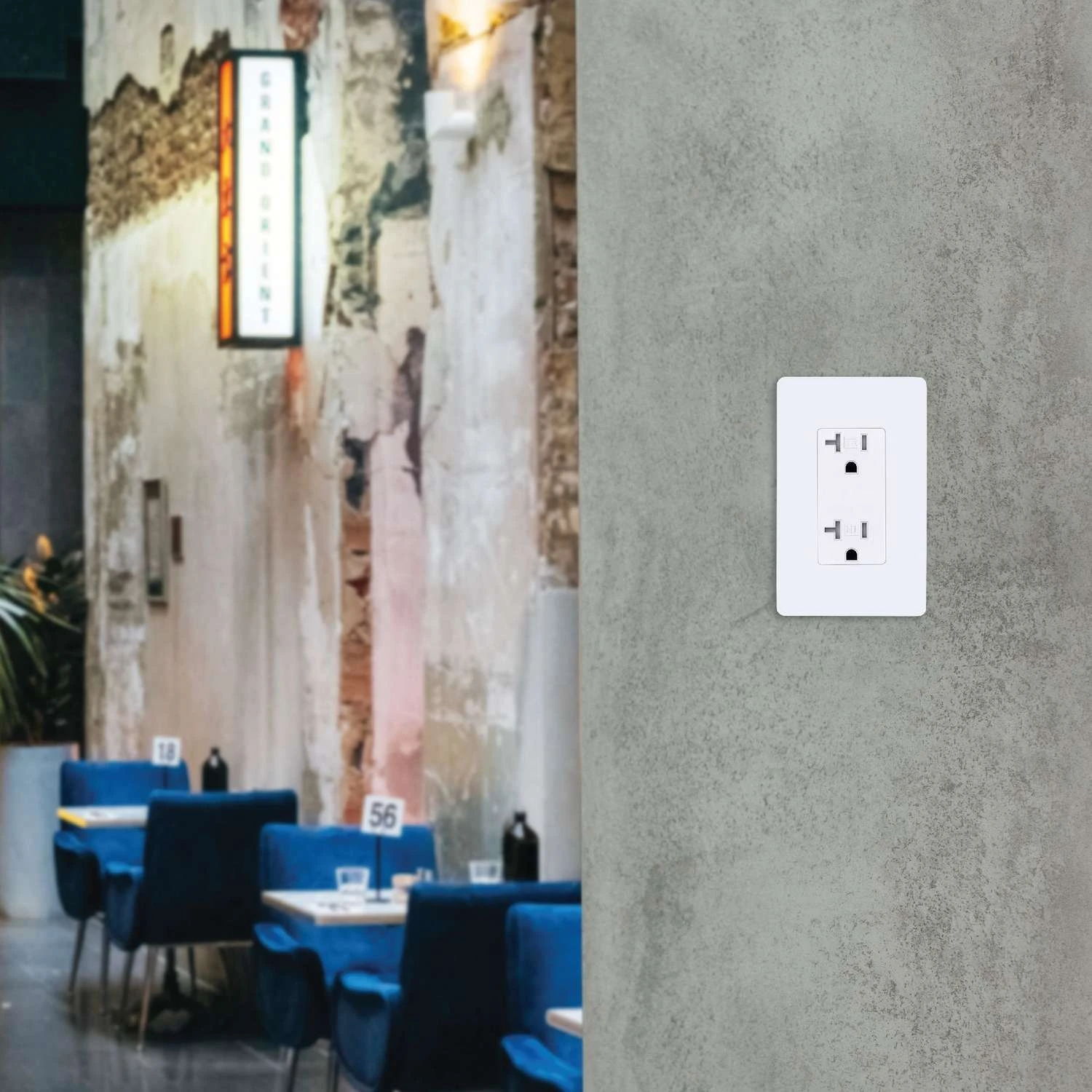 Faith 20 Amps 125 V White GFCI Outlet 10 Pk - Image 4